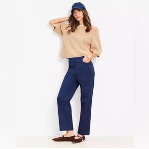 LOFT Straight Leg Chino Pant Petite